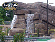 Tablet Screenshot of eaglefallsadventuregolf.com